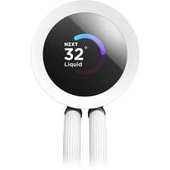 WATER COOLER NZXT KRAKEN PLUS 360 RGB V2 COM 3 FANS BRANCO RL-KR360-W2
