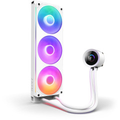 WATER COOLER NZXT KRAKEN PLUS 360 RGB V2 COM 3 FANS BRANCO RL-KR360-W2