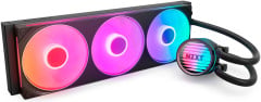 WATER COOLER NZXT KRAKEN CORE 360 RGB COM 3 FANS PRETO RL-KR36C-B1