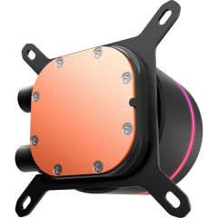 WATER COOLER NZXT KRAKEN CORE 360 RGB COM 3 FANS PRETO RL-KR36C-B1