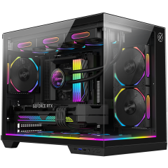 GABINETE KALKAN SAGA RGB PRETO SEM FAN KLK00044