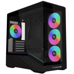 GABINETE LIAN LI REDRAGON V100R MINI PRETO COM 4 FAN OE809RX