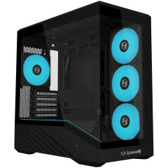 GABINETE LIAN LI REDRAGON V100R MINI PRETO COM 4 FAN OE809RX