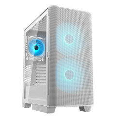 GABINETE COUGAR AIRFACE FLO RGB BRANCO C/F 385YA60.0002