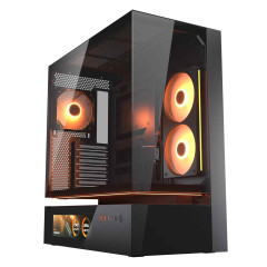 GABINETE COUGAR CFV235 VISION PRETO C/F 382DA40.0003