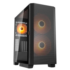 GABINETE COUGAR AIRFACE FLO RGB PRETO C/F 385YA60.0001