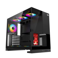 GABINETE GAMER REDRAGON ETERNAL PRO S/FAN PRETO CA-613B
