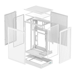 GABINETE GAMER DEEPCOOL CH270 WH BRANCO S/FANS R-CH270-WHNGM0-G-1