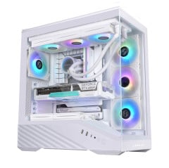 GABINETE LIAN LI V100 BRANCO C/FAN V100RW WHITE