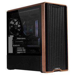 GABINETE LIAN LI LANCOOL 217 PRETO  C/FAN LAN217X