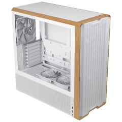 GABINETE LIAN LI LANCOOL 217 BRANCO C/FAN LAN217W