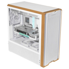 GABINETE LIAN LI LANCOOL 217 BRANCO C/FAN LAN217W