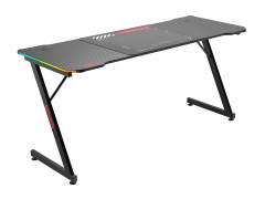 MESA GAMER REDRAGON 160X60X74CM RGB PRETO MODELO GD-1103E-L