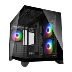 GABINETE COUGAR PRETO FV150 MINI RGB COM 3 FANS 382QA60.0001