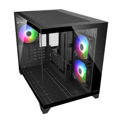 GABINETE COUGAR PRETO FV150 MINI RGB COM 3 FANS 382QA60.0001