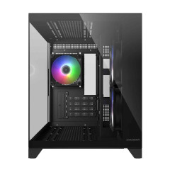 GABINETE COUGAR PRETO FV150 MINI RGB COM 3 FANS 382QA60.0001