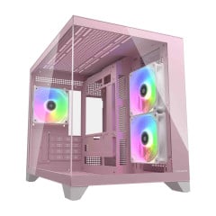 GABINETE COUGAR ROSA FV150 MINI RGB COM 3 FANS 382QA60.0004