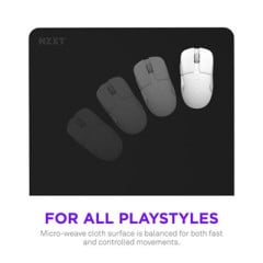 MOUSEPAD GAMER NZXT ZONE 400X400X3MM PRETO MM-2401 MM-LRGSP-BK