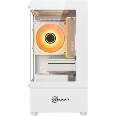 GABINETE GAMER KALKAN HAKON BRANCO S/FAN KLK00081
