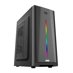 GABINETE GAMER KALKAN VELD LITE PRETO S/FAN KLK071