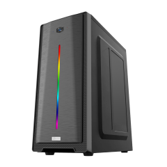 GABINETE GAMER KALKAN VELD LITE PRETO S/FAN KLK071