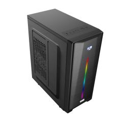 GABINETE GAMER KALKAN VELD LITE PRETO S/FAN KLK071
