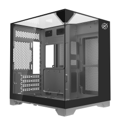 GABINETE GAMER KALKAN MIDGARD VISION PRETO S/FAN KLK086