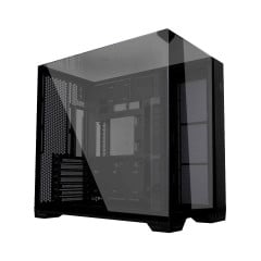 GABINETE GAMER LIAN LI O11 VISION COMPACT PRETO O11VPX BLACK