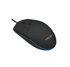 MOUSE PHILIPS COM FIO SPK9304 PRETO