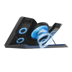 SUPORTE GAMING PARA NOTEBOOK TRUST QUNO PRETO C/F 23581-02 GXT1125