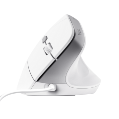 MOUSE OFFICER TRUST BAYO II ERGONOMIC BRANCO 25397