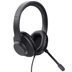 HEADSET OFFICE TRUST AYDA MAX ( USB/USB-C ) PRETO 25461