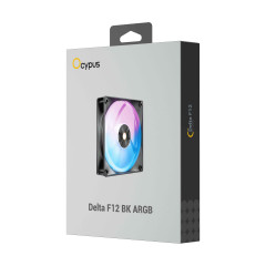 FAN 120MM OCYPUS DELTA F12 BK ARGB PRETO DELTA-F12-BK 1AMOOX-GL