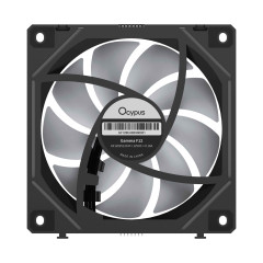 KIT 3 FAN 120MM OCYPUS GAMMA F12 UNI BK ARGB REVERSE PRETO GAMMA-F12-BK3AM01U-GL
