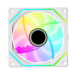 KIT 3 FAN 120MM OCYPUS GAMMA F12 UNI WH ARGB BRANCO GAMMA-F12-WH3AM00U-GL