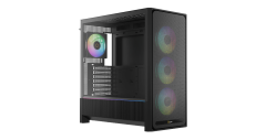 GABINETE OCYPUS DELTA C70 BK ARGB PRETO C/FAN DELTA-C70-BKG400XX-GL