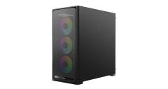 GABINETE OCYPUS DELTA C70 BK ARGB PRETO C/FAN DELTA-C70-BKG400XX-GL