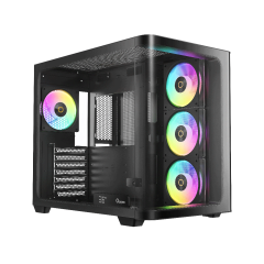 GABINETE OCYPUS IOTA C70 BK CURVE ARGB DIGITAL PRETO S/F IOTA-C70-BKD400CD-GL