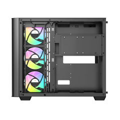 GABINETE OCYPUS IOTA C70 BK CURVE ARGB DIGITAL PRETO S/F IOTA-C70-BKD400CD-GL