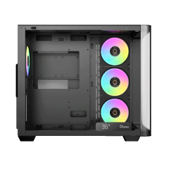 GABINETE OCYPUS IOTA C70 BK CURVE ARGB DIGITAL PRETO S/F IOTA-C70-BKD400CD-GL