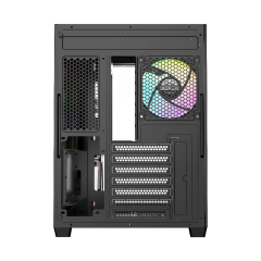 GABINETE OCYPUS IOTA C70 BK CURVE ARGB DIGITAL PRETO S/F IOTA-C70-BKD400CD-GL