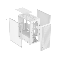 GABINETE OCYPUS GAMMA C70 WH BRANCO S/F GAMMA-C70-WHG000XX-GL