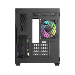 GABINETE OCYPUS IOTA C50 BK CURVE ARGB DIGITAL PRETO C/F IOTA-C50-BKD300CD-GL