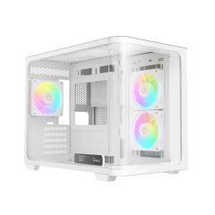 GABINETE OCYPUS IOTA C50 WH CURVE ARGB DIGITAL PRETO C/F IOTA-C50-WHD300CD-GL