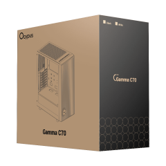 GABINETE OCYPUS GAMMA C70 BK PRETO S/FAN GAMMA-C70-BKG000XX-GL