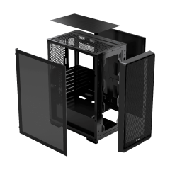 GABINETE OCYPUS GAMMA C60 BK PRETO S/F GAMMA-C60-BKG000XX-GL