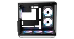 GABINETE OCYPUS IOTE C70 BK ARGB PRETO C/F IOTA-C70-BKD600XX-GL