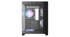GABINETE OCYPUS IOTE C70 BK ARGB PRETO C/F IOTA-C70-BKD600XX-GL