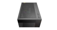 GABINETE OCYPUS DELTA C74 BK ARGB PRETO C/FAN DELTA-C74-BKD200XX-GL
