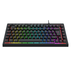 TECLADO MEMBRANA GAMER REDRAGON CRESCENT K524-RGB-PT PTO